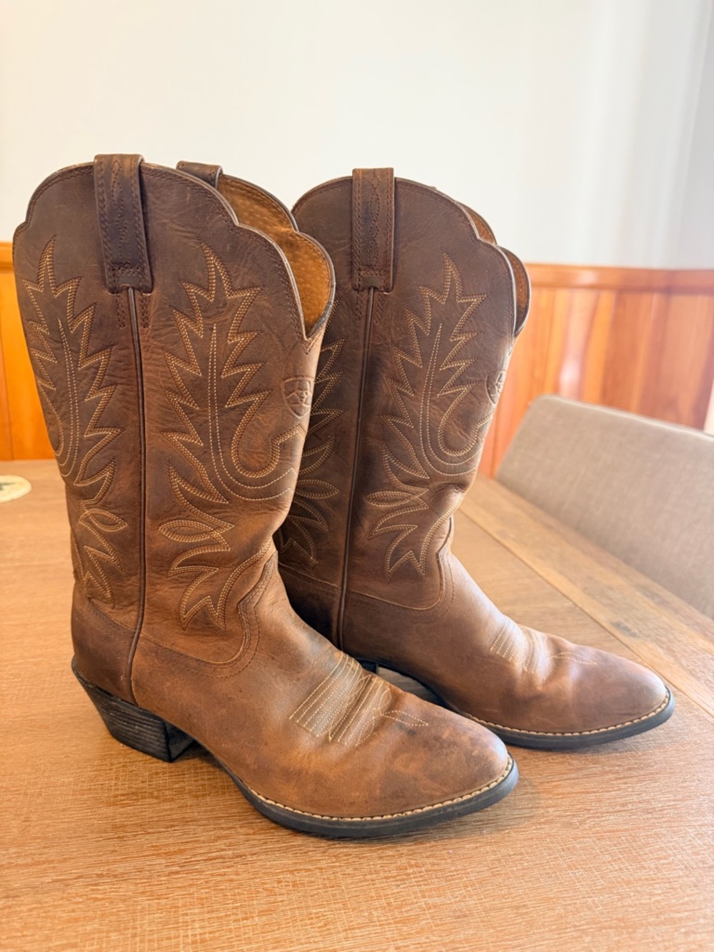 Ariat Brown Leather Boots